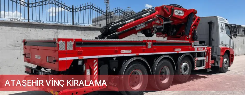 Ataşehir İlçemi Vinç Kiralama